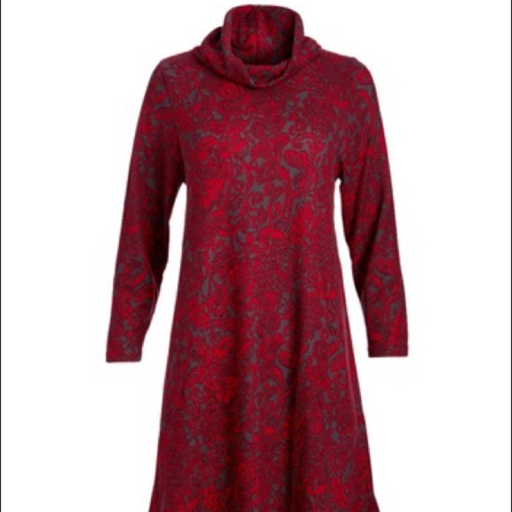 Cowl neck dress